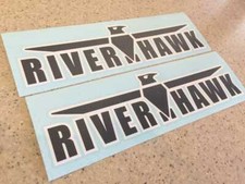River Hawk Vintage Fishing Boat Decals 12