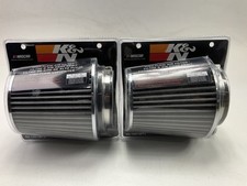 (2) K&N RG1001WTL Performance DUAL Cold Air Intake Air Filters 3