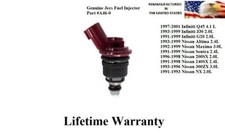 Genuine Jecs single Fuel Injector for 1993-1996 Nissan 300ZX 3.0L picture