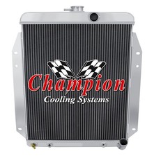 KR Champion 3 Row Radiator for 1964 - 1970 Dodge A100 Truck L6 Engine #CC6665-6 picture