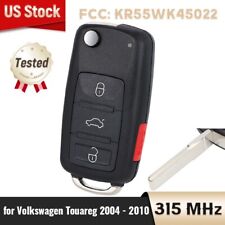 for Volkswagen Touareg - 2004 - 2010 Flip Remote Key Fob KR55WK45022 315MHz ID46 picture