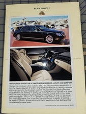 2006 Maybach Press Kit Product Information picture