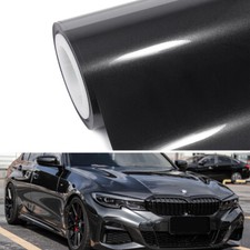 Dark Gray Gloss Metallic Glitter Vinyl Film Wrap Sticker Decal Air Bubble Free picture