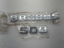 OEM BRABUS Emblem CHROME Rear Trunk Luggage Lid Badge AMG C63 G63 E63S GT63 picture