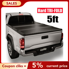 For 2005-14 2015 Toyota Tacoma 5Ft Bed Hard Top Folding Tri-Fold Tonneau Cover T picture
