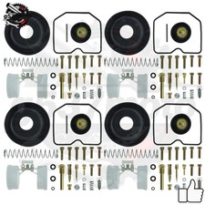 4x Carburetor Repair Kit For Kawasaki Concours ZG1000 86-06 Diaphragm Float -US picture
