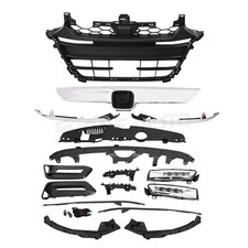 16PC For Accord 2018-20 Chrome Grille Molding Fog light Bumper Headlight Bracket picture