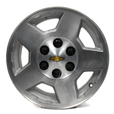 17x7.5 Chevy Silverado Suburban Tahoe Machined OEM 5196 2004-2006 Rim 5 Spoke picture