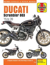 Ducati 803 Scrambler motorcycle Haynes Repair Manual shop service book picture