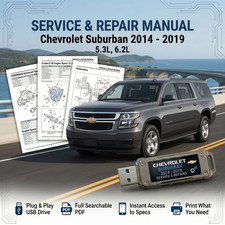 CHEVROLET SUBURBAN 2014 - 2019 SERVICE REPAIR WORKSHOP MANUAL ON USB picture