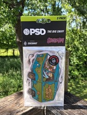 PSD Air Freshener One 3 Pack Coconut Scent Car Truck Scooby Doo Mystery Machine  picture