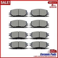 Front & Rear Premium Ceramic Brake Pads Fit For 2021 2022 2023 2024 Nissan Rogue picture