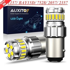 AUXITO 1157 7528 2057 LED Reverse Backup Light Bulbs 2800LM 6000K Super Bright picture