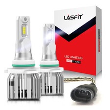 LASFIT 9145 9140 H10 LED Fog Driving Light Bulbs Super White 5000LM 6000K 50W picture