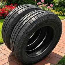 2 New 195/55R15 85V Royal Black TOURINGHP All Season UTQG 560AA Tires -Insured picture