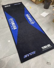 For Yamaha Garage Mat Workshop Blue Heavy Duty TPR Antislip Rug picture