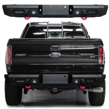 Vijay FIT 2010-2014 Ford F150 Raptor SVT Steel Rear Bumper W/LED Lights&D-Ring picture