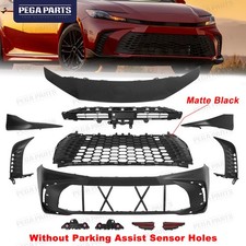 Primed Front Bumper Cover Grille For 2025 Toyota Camry SE XSE W/o Sensor Holes picture