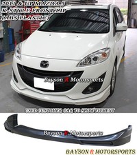 Fits 11-17 Mazda 5 K-Style Front Lip (ABS) picture