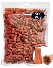 5000 pieces  (10 pack x 500) Orange Wire Nuts NEW UL Listed picture