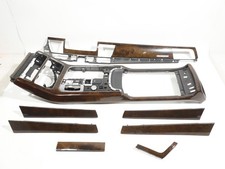 2011-2018 Audi A8 A8L D4 Center Console Dashboard Door Wood Trim OEM Set of 8 picture