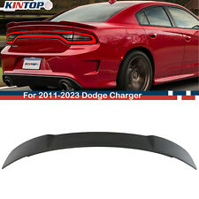 For 2011-2023 Dodge Charger SRT SXT Hellcat Style Matte Black Rear Trunk Spoiler picture