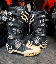 Fox instinct 2.0 Athlete Only Unreleased black/white Boots Size 10.5 picture