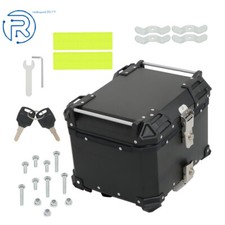 45L Motorcycle Top Case Tail Box Waterproof Luggage Scooter Trunk Storage Black picture