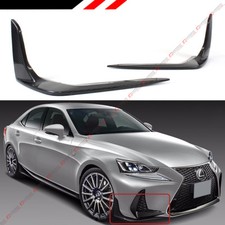 FOR 2017-20 LEXUS IS200T IS350 IS300 F SPORT CARBON FIBER FRONT BUMPER SPLITTERS picture