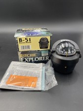 Ritchie Explorer Marine Compass Model B-51 In Box MISSING MOUNTING BRACKET picture