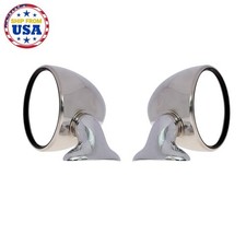 Chrome Stainless Steel Fander Door Mirror LH RH Fit 1975 -1980 BMW M1 Sporty Car picture