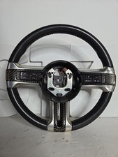 10 FORD MUSTANG SHELBY GT STEERING WHEEL WITH CONTROLS BLACK LEATHER picture