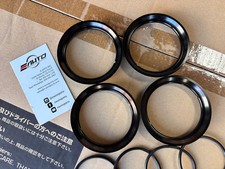 4x Muteki Black Center Cap Ring Adapter for Rays TE37SL TE37RT CE28RT picture