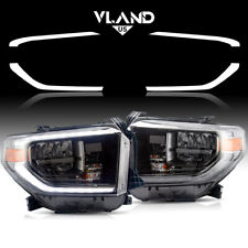 VLAND Full LED For 2014-2021 Toyota Tundra Headlights Front Light Sets w/Dynamic picture