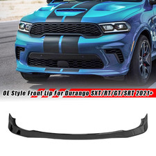 Front Lip Splitter OE Style Gloss Black For Dodge Durango 21-2026 SXT/RT/GT/SRT picture