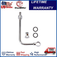 For Edelbrock 8126 Chrome Fuel Line For Performer Thunder AVS Carb 3/8