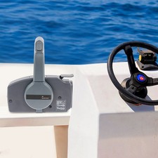 Outboard Remote Control Box Side Mount Boat Throttle Control Grey picture