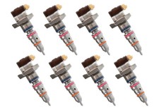 1997-1999 Ford 7.3L Powerstroke AB Diesel Fuel Injectors-Full Set - Refurbished picture