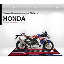 Floor Rug Parking Pit Mat For Honda Motorcycle Workshop Showroom Carpet 220*80 picture