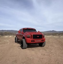 99-16 F-250/F-650 Ford Superduty Windshield Drop Visor (With Overlay) picture