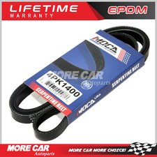 EPDM Serpentine Belt Fits for 2004-2010 Chrysler PT Cruiser Dodge Neon 4PK1400 picture