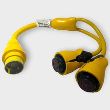 Marinco EEL Shorepower Y-Adapter Cable 50a 125v Male to 2x 30a Female *OPEN BOX* picture