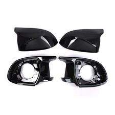 Pair Gloss Black Mirror Cover Frame For BMW X3 X4 X5 X6 G01 G02 G05 G06 2018-23 picture