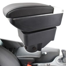 For Ford Fiesta 2011-2019 2012 2013 Car Central Console Armrest Box PU Leather picture