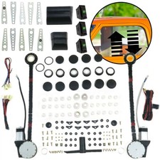 Chevy Corvair 1960 - 69 Power Window Regulator Kit w/ 3 LED Switches sbc muscle picture