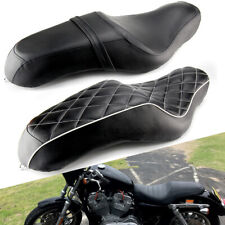 Two Up Driver Passenger Seat For Harley Sportster XL 883 1200 Nightster Roadster picture