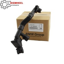 OEM BMW N63 S63 Left Crankcase Vent Hose PCV Breather Line 11157646087 New picture