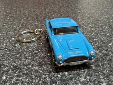 1963 Aston Martin DB5 Silver Keychain Blue Hot Wheels Matchbox 007 picture