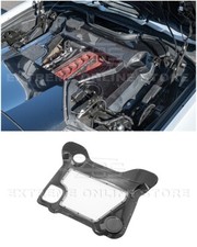For 20-Up Corvette C8 Convertible HTC Carbon Fiber Engine Bay Panel Clear Cover picture