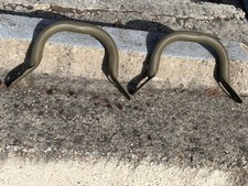 Pair WWII Jeep Rear Corner Body Grab Handles Willys MB Ford GPW G503 Olive Drab picture